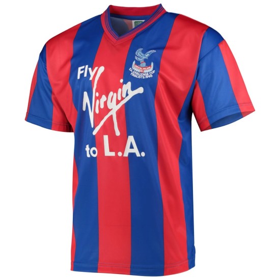 Camiseta retro final FA Cup 1990 Crystal Palace Bukta Camiseta retro final FA Cup 1990 Crystal Palace Bukta