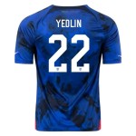 DeAndre Yedlin #22 USMNT Camiseta de Visita Mundial 2022 DeAndre Yedlin #22 USMNT Camiseta de Visita Mundial 2022