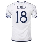 Italia #18 Nicolo Barella Camiseta de Visita 23/24