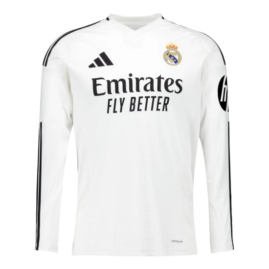 Camiseta de manga larga de casa de hombre Real Madrid 2024/25 Camiseta de manga larga de casa de hombre Real Madrid 2024/25