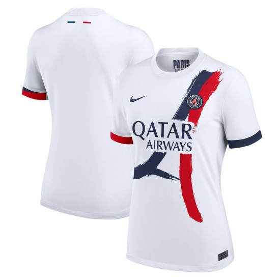 Camisa de visitante para mujer PSG 2024/25 Camisa de visitante para mujer PSG 2024/25