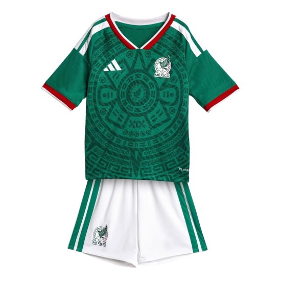 Conjunto de la Copa Mundial 2026 de México Primera Equipación para Niño Conjunto de la Copa Mundial 2026 de México Primera Equipación para Niño