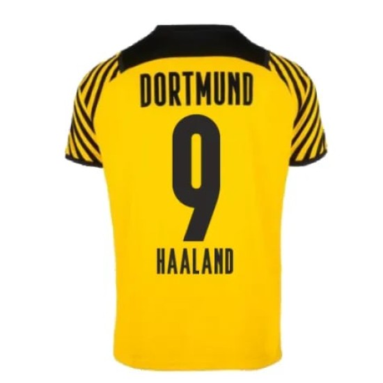 Camiseta de casa HAALAND BVB Borussia Dortmund 2021/22 para niños