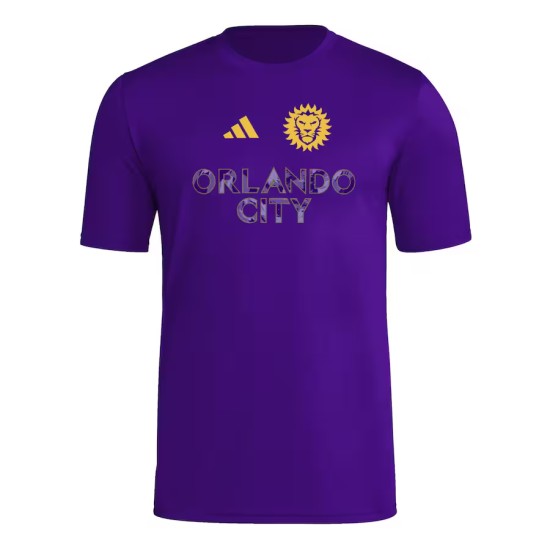 Camiseta infantil Orlando City SC 2025 tercera Hook AEROREADY