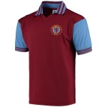 Camiseta Retro de Casa Aston Villa Infantil 1980