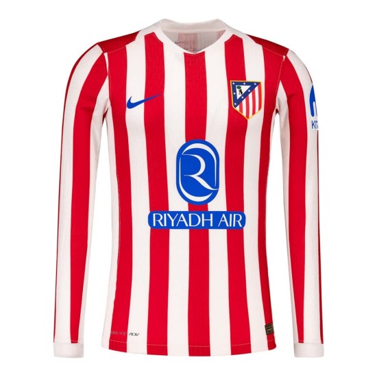 Camiseta infantil Atlético de Madrid 2025/26 local manga larga