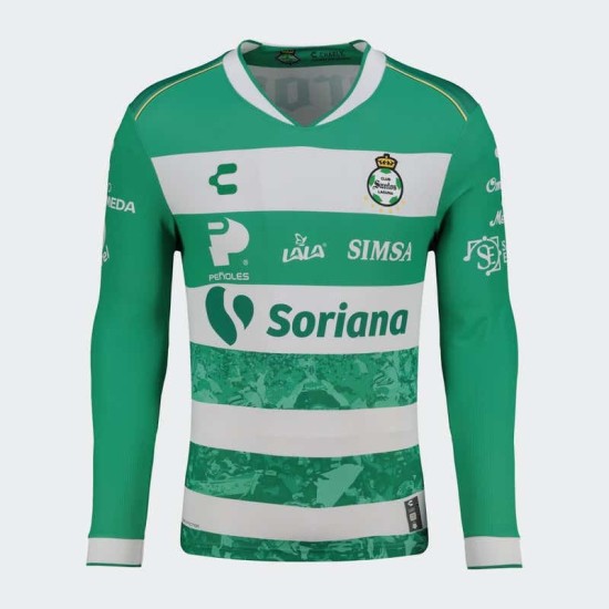 Camiseta local de manga larga del Santos Laguna 2025/26 para hombre