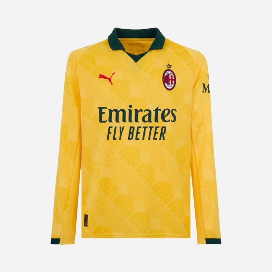 Camiseta de Manga Larga Tercera Milan 2025/26 Hombre Camiseta de Manga Larga Tercera Milan 2025/26 Hombre