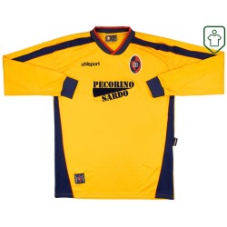Camiseta retro Cagliari Calcio 2000/01 manga larga para hombre Camiseta retro Cagliari Calcio 2000/01 manga larga para hombre
