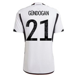 Ilkay Gündogan #21 Alemania Camiseta de Local Mundial 2022