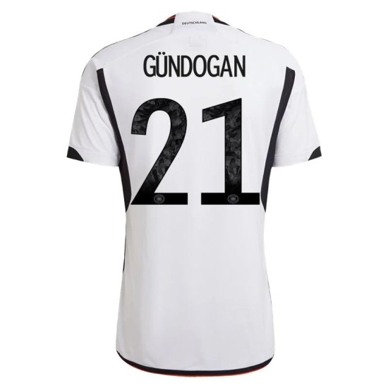 Ilkay Gündogan #21 Alemania Camiseta de Local Mundial 2022