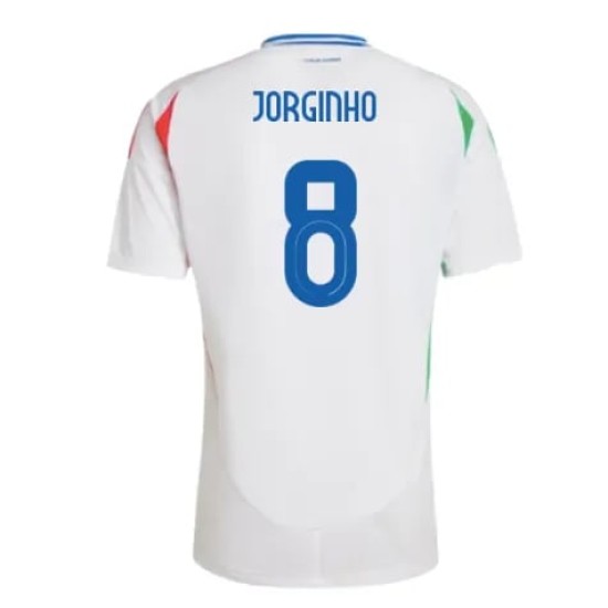 Camiseta de visitante JORGINHO Italia 2024/25 para niños Camiseta de visitante JORGINHO Italia 2024/25 para niños