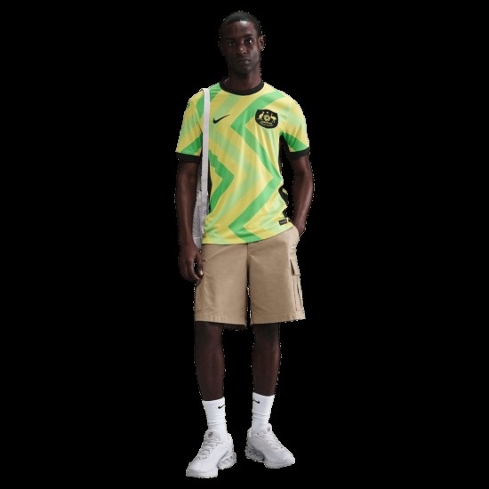 Camiseta de hogar para niño Australia 2025 Camiseta de hogar para niño Australia 2025