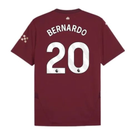 Camiseta tercera BERNARDO Manchester City 2024/25 para hombres