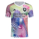 Camiseta infantil Orlando City SC 2025 tercera pre partido - blanca Camiseta infantil Orlando City SC 2025 tercera pre partido - blanca