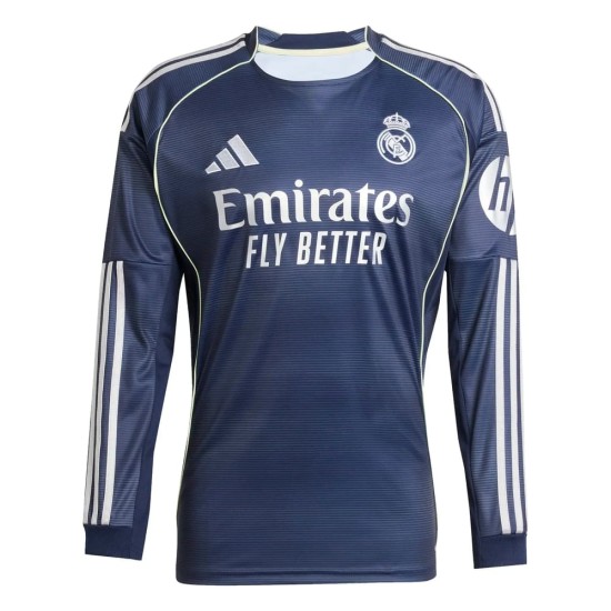 Camiseta de manga larga de visitante para niño Real Madrid 2025/26
