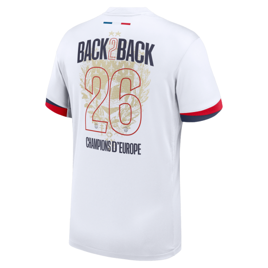 Damen PSG Auswärtstrikot 2025/26 - Aufdruck Europapokalsieger 2026