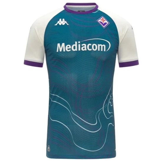 Hombre Camiseta Pre-partido Tercera Fiorentina 2025/26 - Turquesa