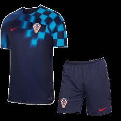 Camiseta+Pantalones Cortos Infantil Croacia de Visita Mundial 2022 Camiseta+Pantalones Cortos Infantil Croacia de Visita Mundial 2022