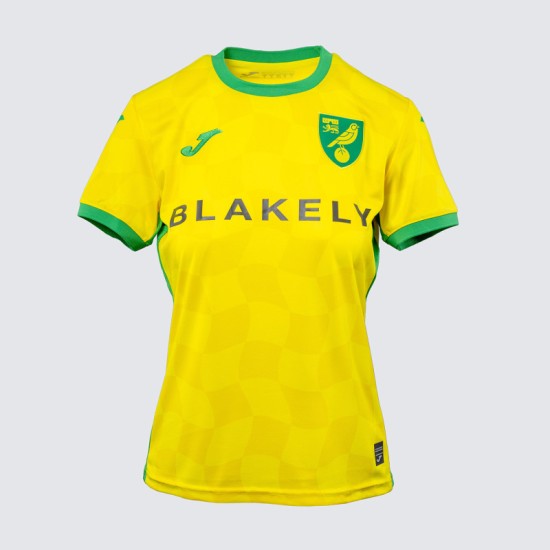 Camiseta Local de Norwich City 2024/25 para Mujeres Camiseta Local de Norwich City 2024/25 para Mujeres