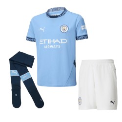 Kit de local de niños Manchester City 2024/25 Kit de local de niños Manchester City 2024/25