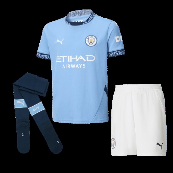 Kit de local de niños Manchester City 2024/25 Kit de local de niños Manchester City 2024/25
