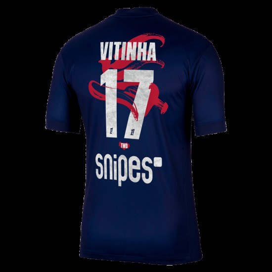 Camiseta Local Año Nuevo Lunar 2025/26 PSG Vitinha #17 Niño Camiseta Local Año Nuevo Lunar 2025/26 PSG Vitinha #17 Niño