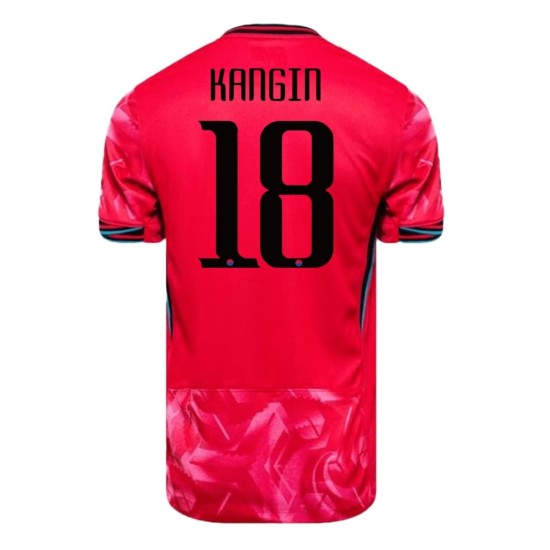 KANGIN #18 Corea del Sur Camiseta de Local 2024 KANGIN #18 Corea del Sur Camiseta de Local 2024