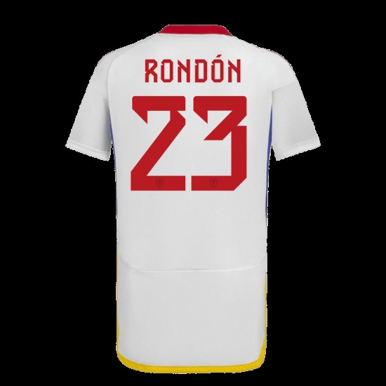 RONDÓN #23 Venezuela Camiseta de Visita Copa América 2024 RONDÓN #23 Venezuela Camiseta de Visita Copa América 2024