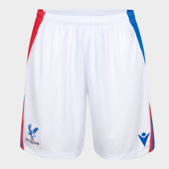 Niños Crystal Palace 2025/26 Terceros Pantalones Cortos Águila Blancos