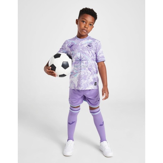 Kit Tercero de Swansea City 2024/25 para Niños Kit Tercero de Swansea City 2024/25 para Niños