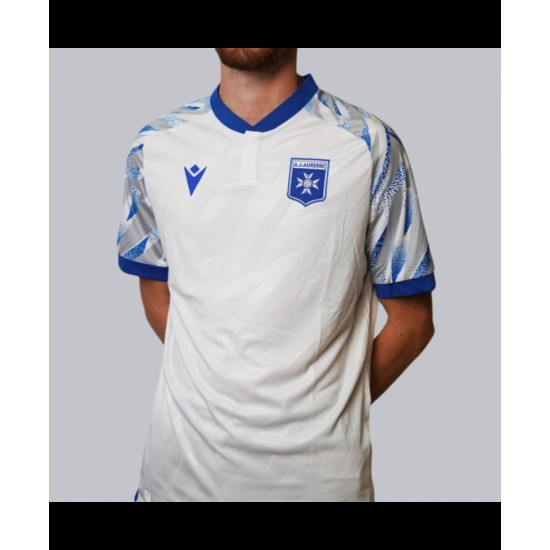 Camiseta de calentamiento tercera AJ Auxerre 2025/26 mujer - Blanca Camiseta de calentamiento tercera AJ Auxerre 2025/26 mujer - Blanca