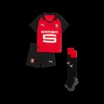 Equipación Local Niño Rennes 2025/26 Equipación Local Niño Rennes 2025/26