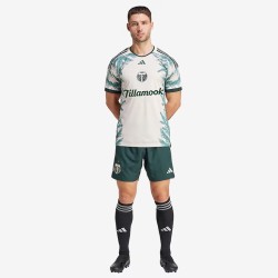 Pantalones Cortos Visitantes 2025 del Portland Timbers para Niño Pantalones Cortos Visitantes 2025 del Portland Timbers para Niño
