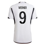 Timo Werner #9 Alemania Camiseta de Local Mundial 2022 Timo Werner #9 Alemania Camiseta de Local Mundial 2022