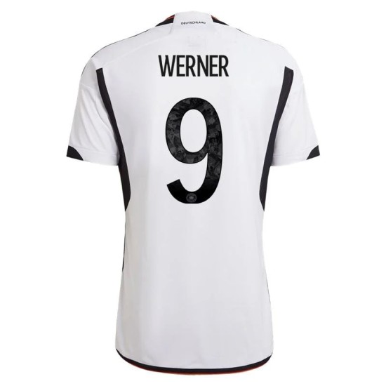 Timo Werner #9 Alemania Camiseta de Local Mundial 2022 Timo Werner #9 Alemania Camiseta de Local Mundial 2022