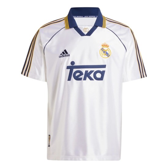 Camiseta Retro de Casa Real Madrid 99/00 para Mujer