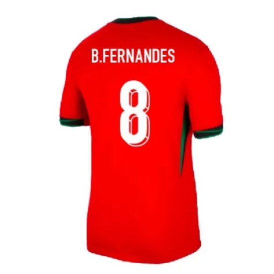 Camiseta de casa B.FERNANDES Portugal 2024/25 para hombres