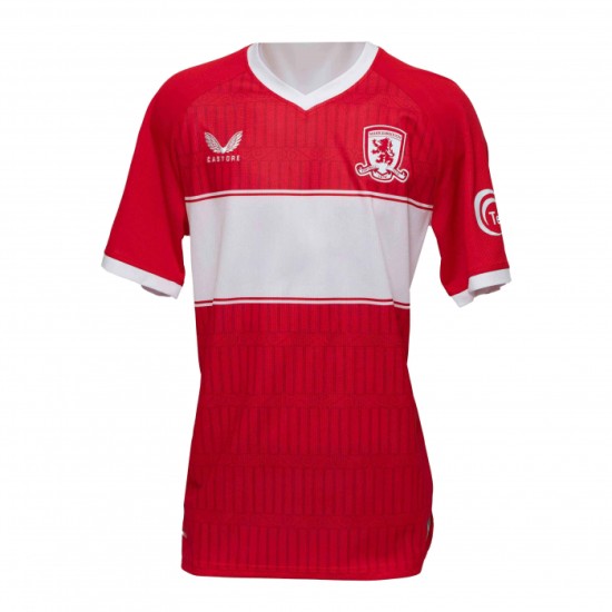 Camiseta Local Hombre Middlesbrough 2025/26 Sin Estampado Camiseta Local Hombre Middlesbrough 2025/26 Sin Estampado