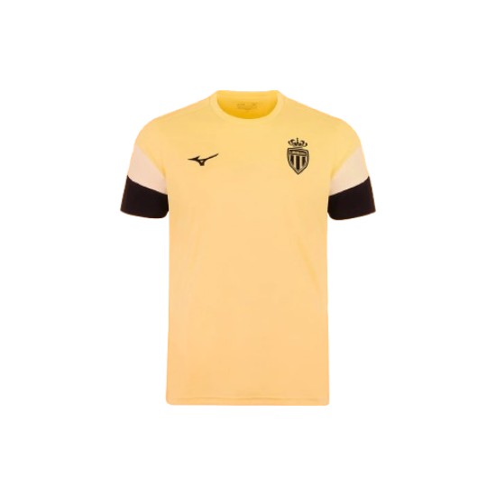 Niño AS Mónaco 2025/26 Tercera Camiseta de Previa - Amarillo