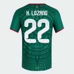 Camiseta Oficial Local México 2026 Mujer H. LOZANO #22
