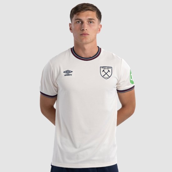 Camiseta visitante niño sin patrocinio West Ham United 2025/26