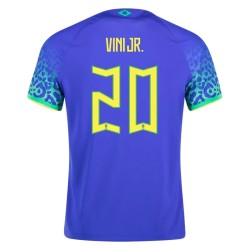 Vinícius Júnior #20 Brasil Camiseta de Visita Mundial 2022