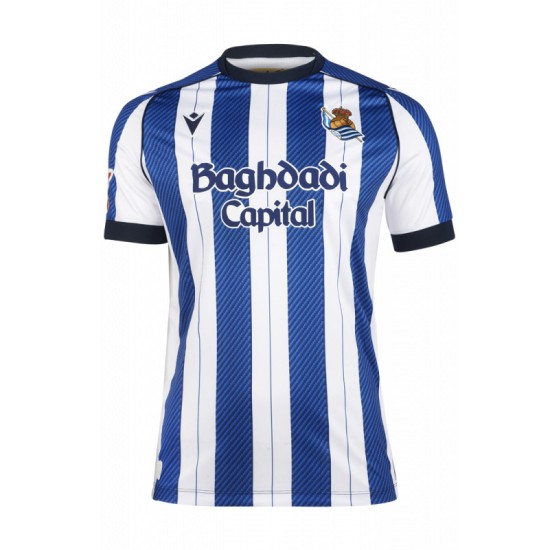 Camiseta local con patrocinio 2025/26 de la Real Sociedad para hombre Camiseta local con patrocinio 2025/26 de la Real Sociedad para hombre