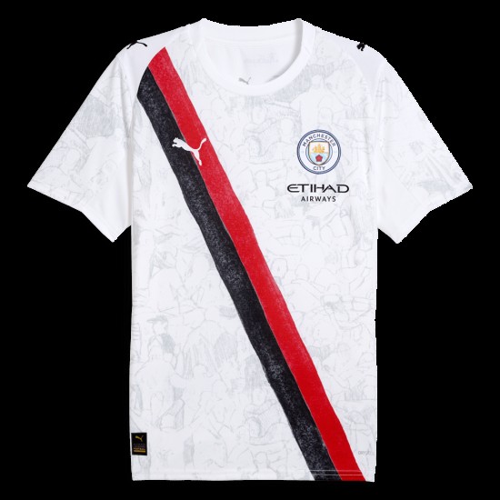 Camiseta niño Manchester City 2025/26 KidSuper - Blanca Camiseta niño Manchester City 2025/26 KidSuper - Blanca