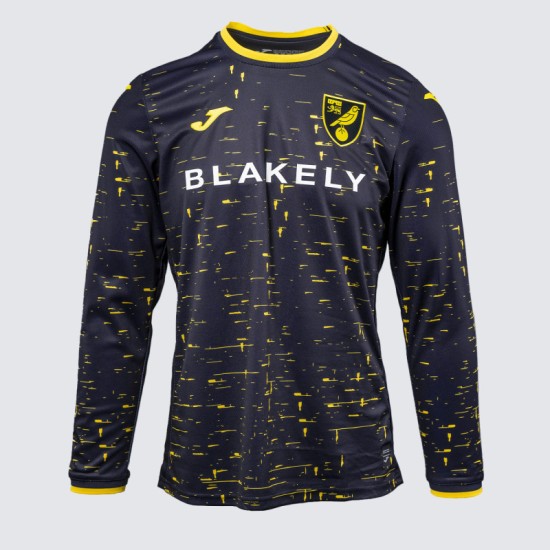 Camiseta de Manga Larga Visitante de Norwich City 2024/25 para Hombres