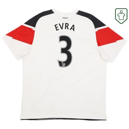 Camiseta retro visitante hombre Manchester United 2010/12 Evra #3