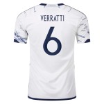 Italia #6 Marco Verratti Camiseta de Visita 23/24 Italia #6 Marco Verratti Camiseta de Visita 23/24