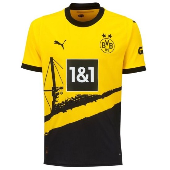 Camiseta Home BVB Borussia Dortmund 2023/24 para niño