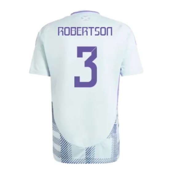 Camiseta de visitante ROBERTSON Escocia 2024/25 para hombres Camiseta de visitante ROBERTSON Escocia 2024/25 para hombres